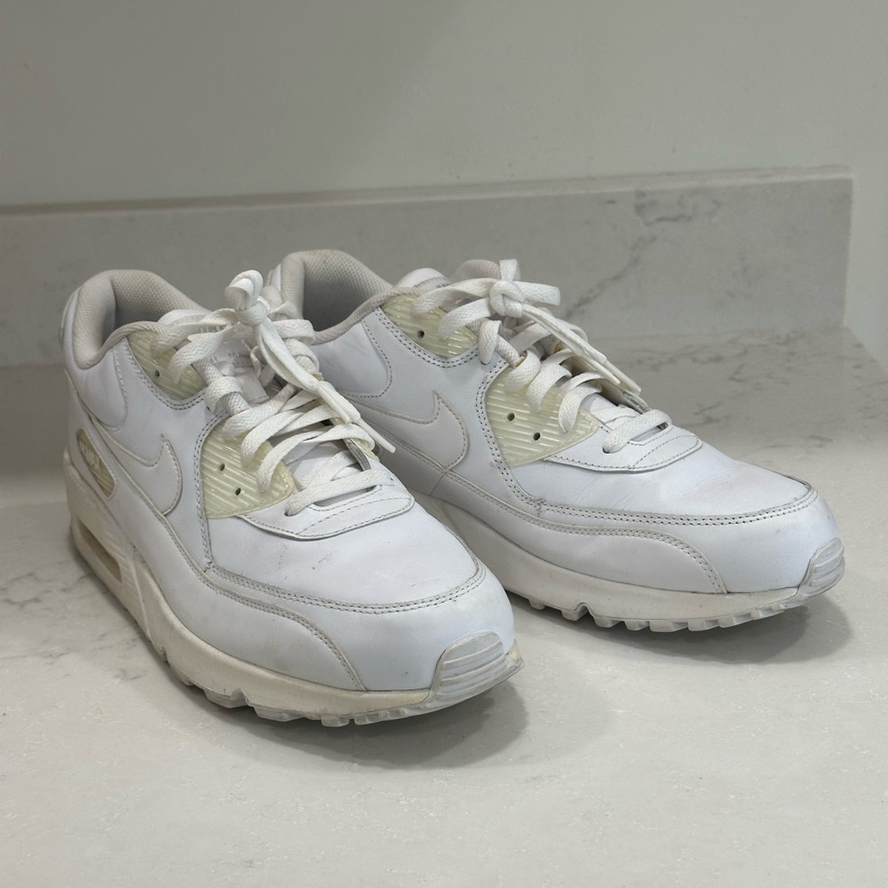 Nike AirMax Sneakers Double White Mens Size 13